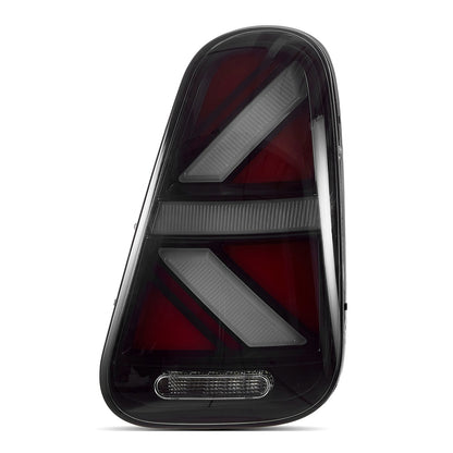 Heckleuchten LED Klar passend für MINI (R50, R52, R53) Schrägheck Cabrio 2001-2006 Union Jack Stil