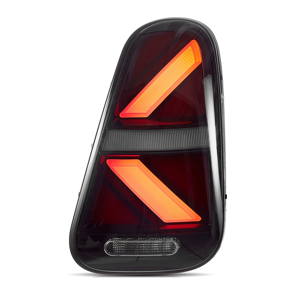 Heckleuchten LED Klar passend für MINI (R50, R52, R53) Schrägheck Cabrio 2001-2006 Union Jack Stil