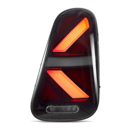 Heckleuchten LED Klar passend für MINI (R50, R52, R53) Schrägheck Cabrio 2001-2006 Union Jack Stil
