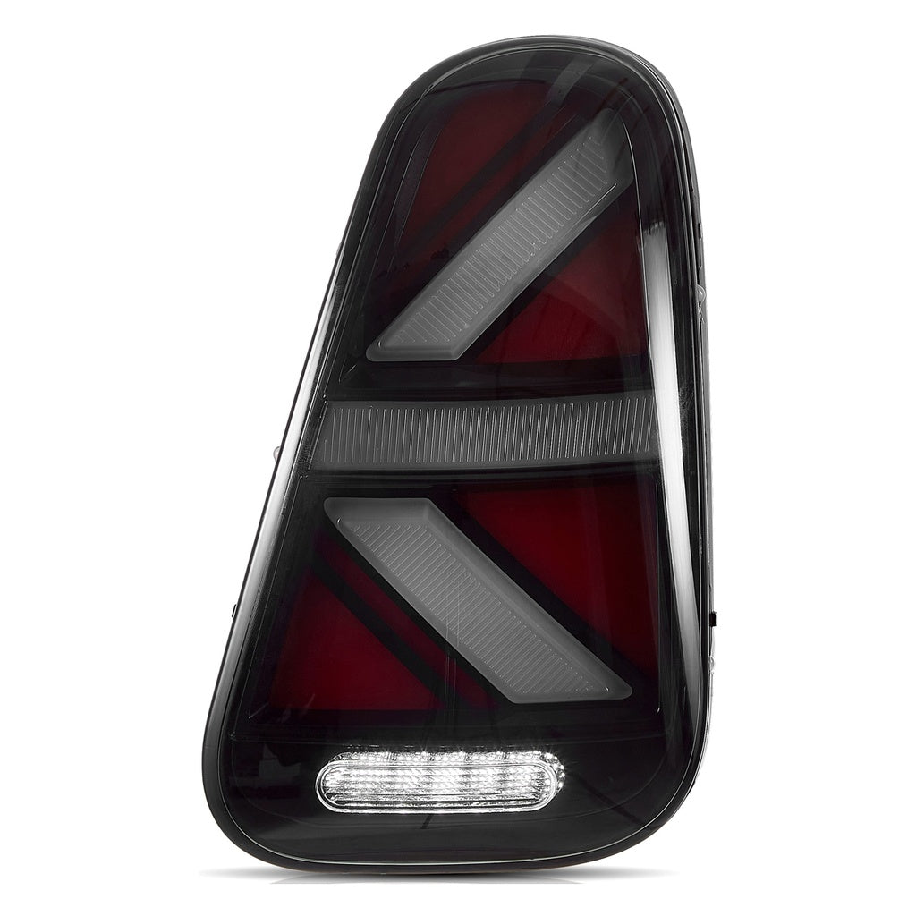 Heckleuchten LED Klar passend für MINI (R50, R52, R53) Schrägheck Cabrio 2001-2006 Union Jack Stil