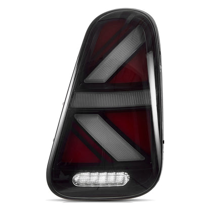 Heckleuchten LED Klar passend für MINI (R50, R52, R53) Schrägheck Cabrio 2001-2006 Union Jack Stil
