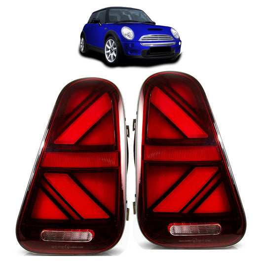 LED Rote Union Jack Rücklichter passend für MINI (R50 R52 R53) 2004-2006