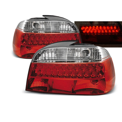 LED Rücklichter Rot Weiß passend für BMW E38 06.94-07.01