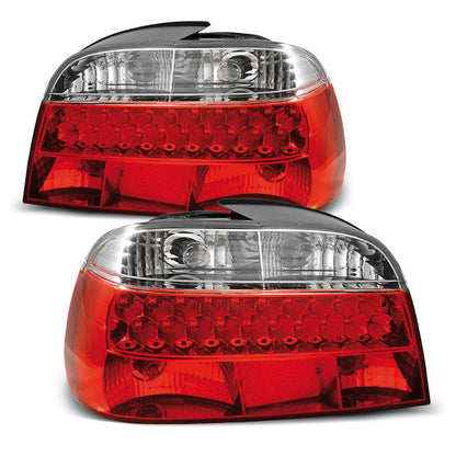 LED Rücklichter Rot Weiß passend für BMW E38 06.94-07.01