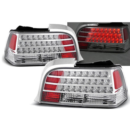 LED Rücklichter Chrom passend für BMW E36 12.90-08.99 Coupé