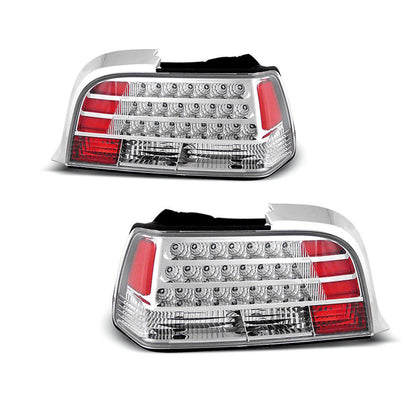 LED Rücklichter Chrom passend für BMW E36 12.90-08.99 Coupé