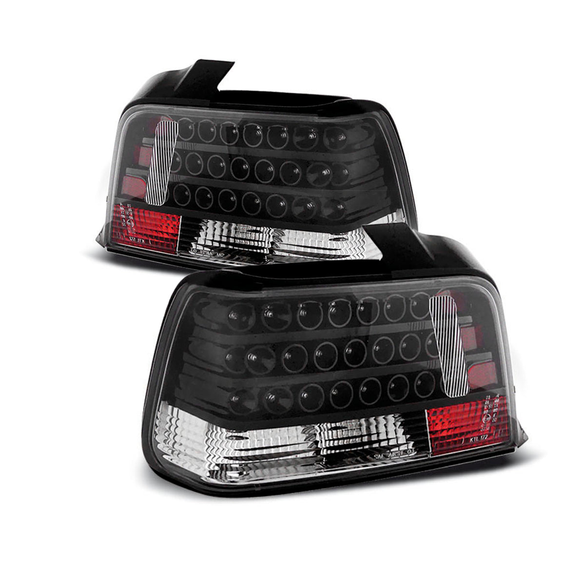 LED Rücklichter Schwarz passend für BMW E36 12.90-08.99 Limousine