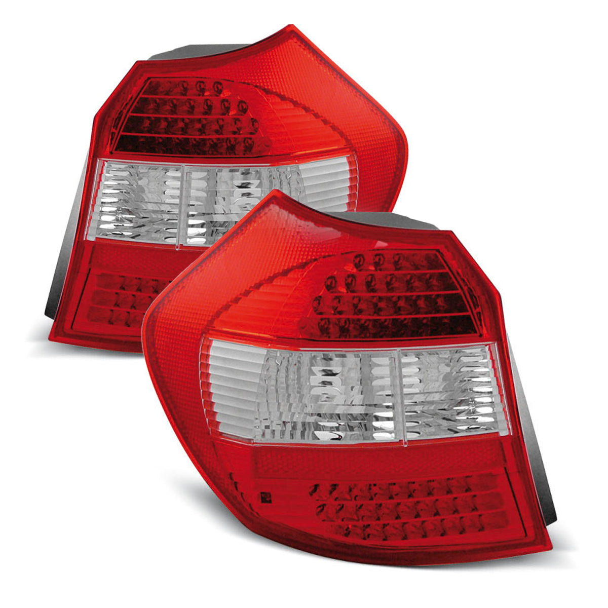 LED Rücklichter Rot Weiß passend für BMW E87 04-08.07