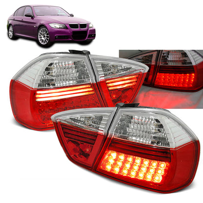LED Rücklichter Rot Weiß passend für BMW E90 03.05-08.08