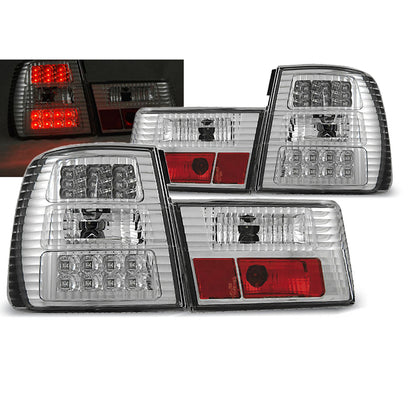 LED Rücklichter Chrom passend für BMW E34 02.88-12.95 Limousine