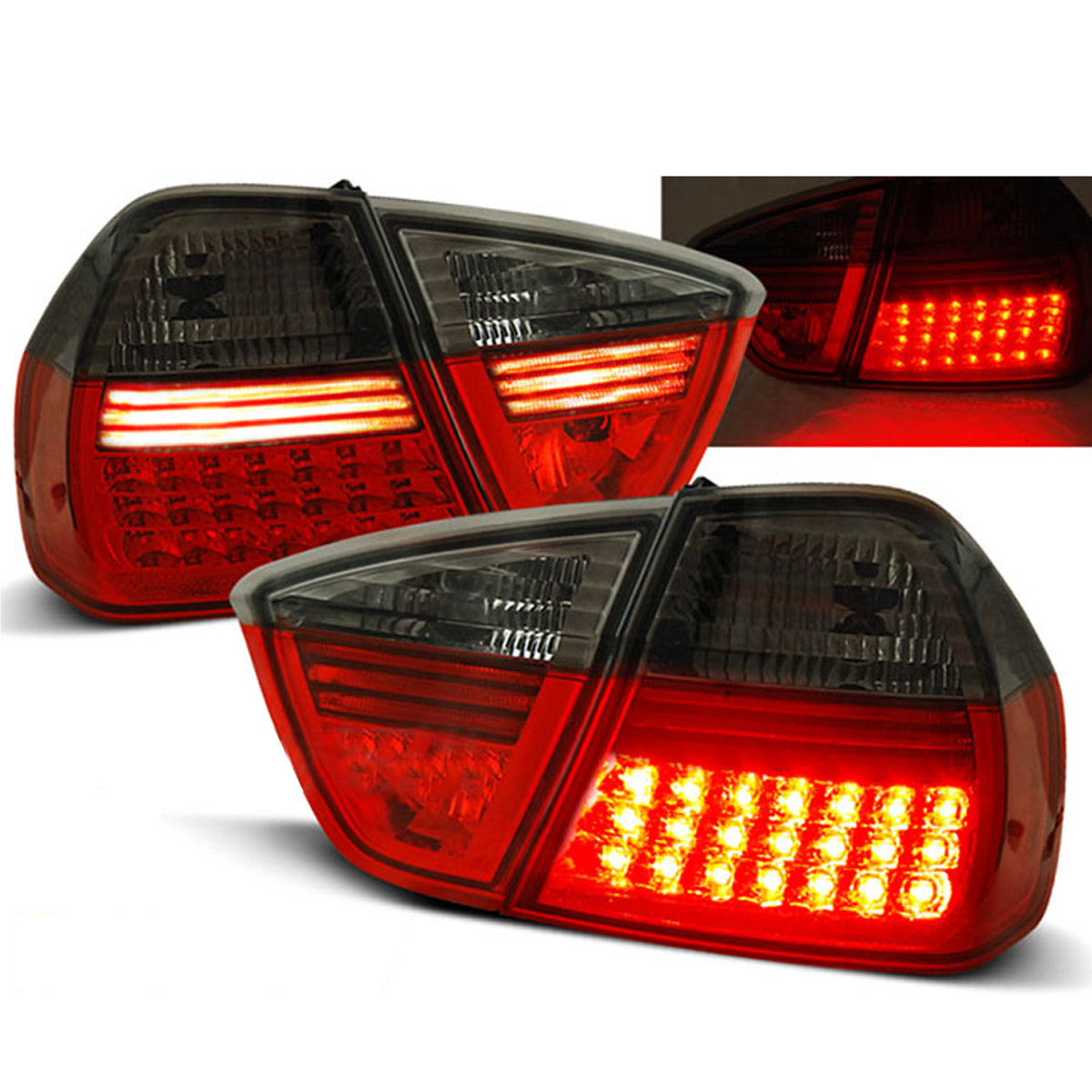LED Rücklichter Rot Rauch passend für BMW E90 03.05-08.08