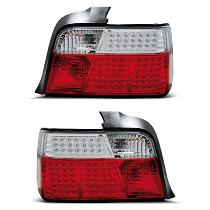 LED Rücklichter Rot Weiß passend für BMW E36 12.90-08.99 Limousine