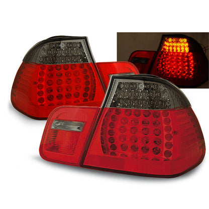 LED Rücklichter Rot Rauch passend für BMW E46 05.98-08.01 Limousine