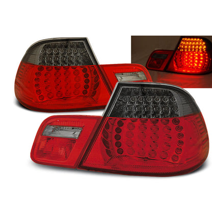 LED Rücklichter Rot Rauch passend für BMW E46 04.99-03.03 Coupé