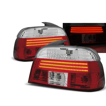 LED Leistenrücklichter Rot Weiß passend für BMW E39 09.95-08.00