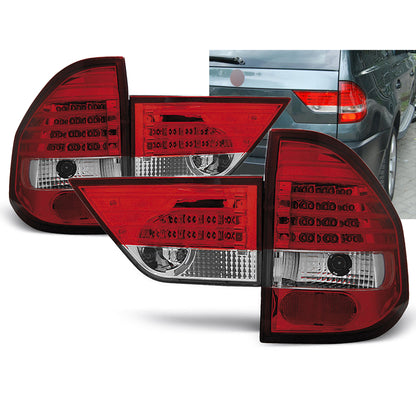 LED Rücklichter Rot Weiß passend für BMW X3 E83 01.04-06