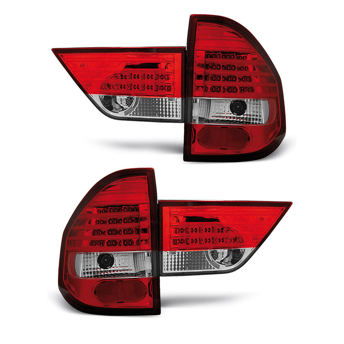 LED Rücklichter Rot Weiß passend für BMW X3 E83 01.04-06
