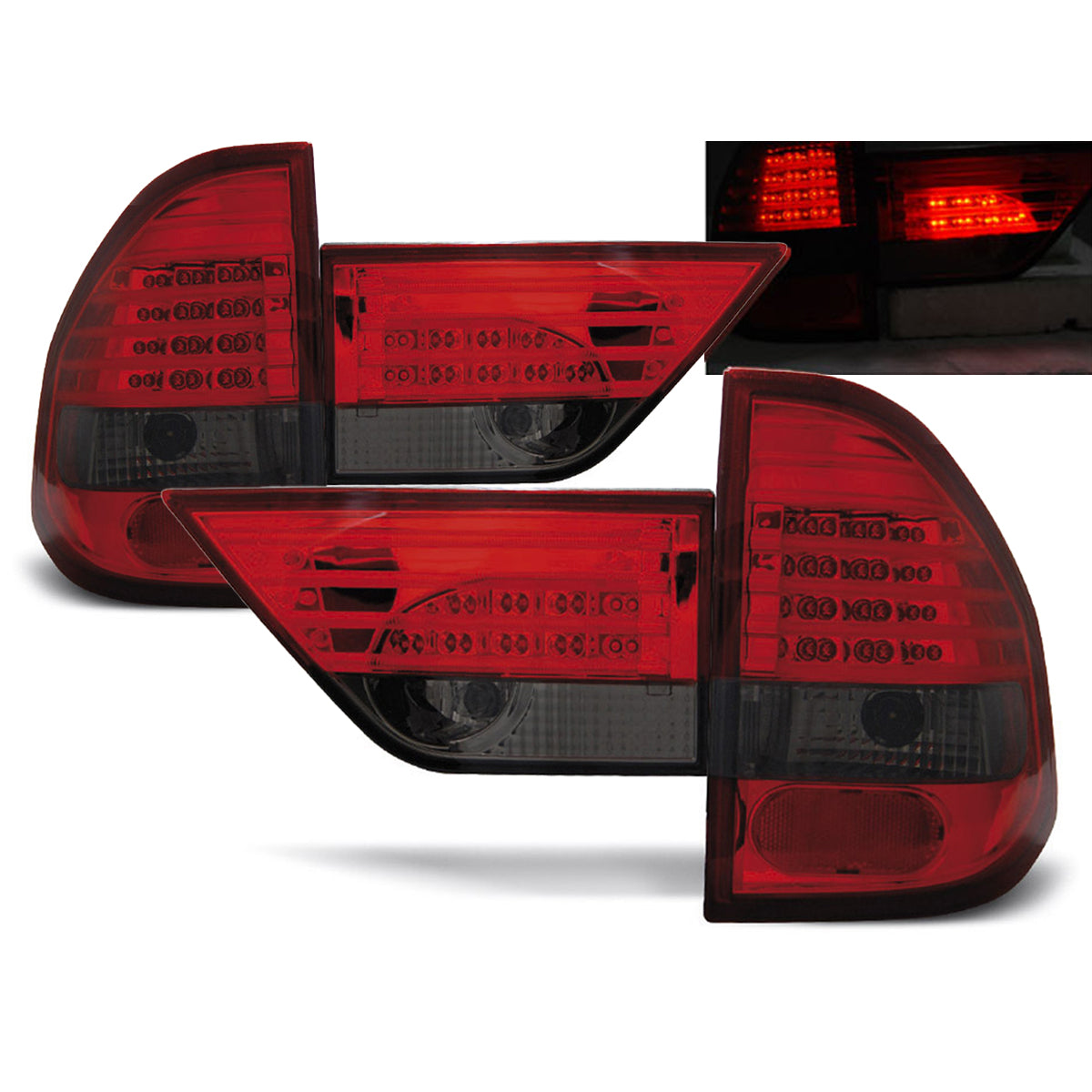 LED Rücklichter Rot Rauch passend für BMW X3 E83 01.04-06