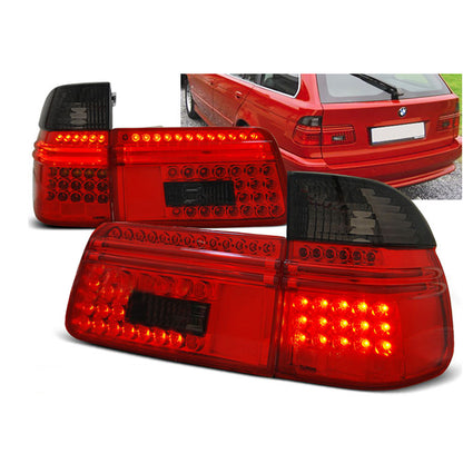 LED Rücklichter Rot Rauch passend für BMW E39 97-08.00 Touring