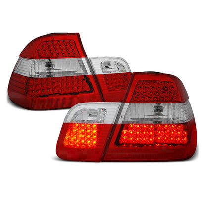 LED Rücklichter Rot Weiß passend für BMW E46 09.01-03.05 Limousine