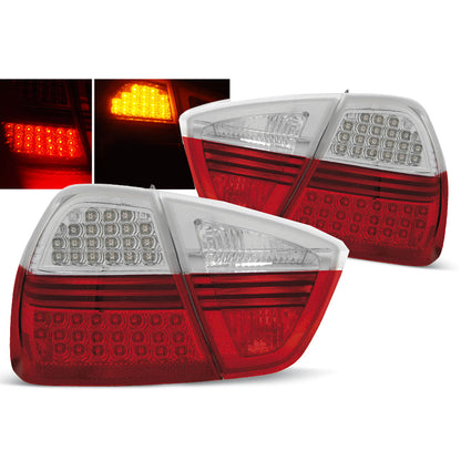 LED Rücklichter Rot Weiß passend für BMW E90 03.05-08.08