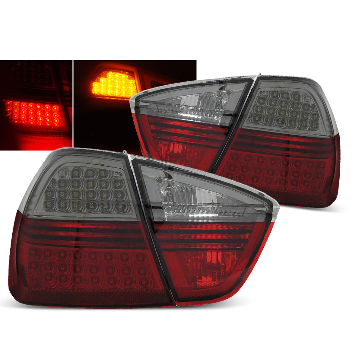 LED Rücklichter Rot Rauch passend für BMW E90 03.05-08.08