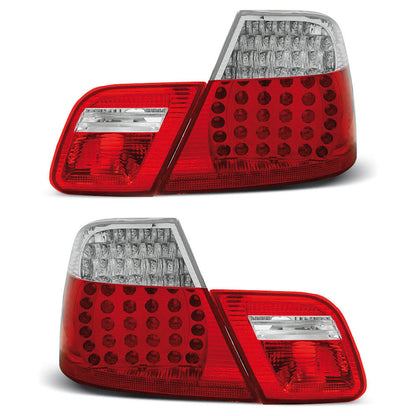 LED Rücklichter Rot Weiß passend für BMW E46 04.99-03.03 Coupé