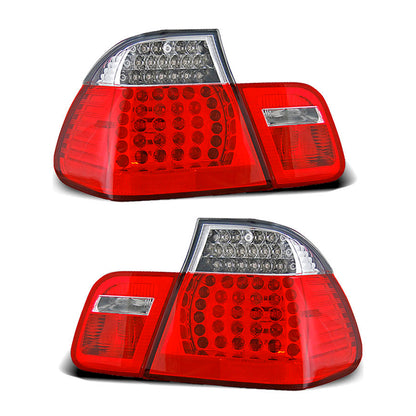 LED Rücklichter Rot Weiß passend für BMW E46 09.01-03.05 Limousine