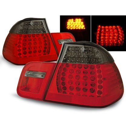 LED Rücklichter Rot Rauch passend für BMW E46 09.01-03.05 Limousine