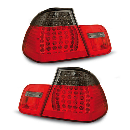 LED Rücklichter Rot Rauch passend für BMW E46 09.01-03.05 Limousine