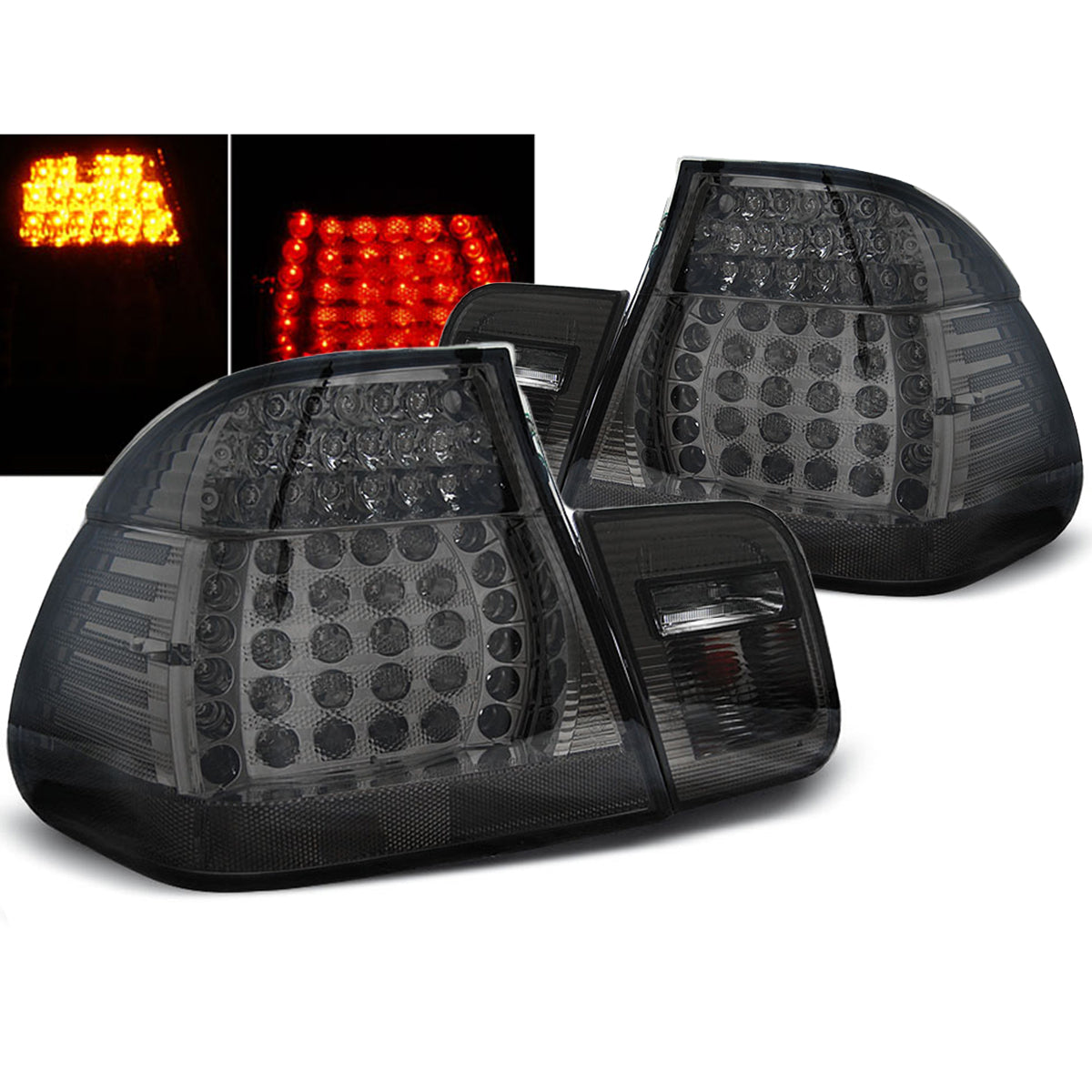 LED Rücklichter Rauch passend für BMW E46 09.01-03.05 Limousine