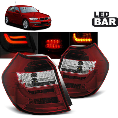 LED Leiste Rücklichter Rot Weiß passend für BMW E87/E81 09.07-11 LCI