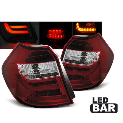 LED Leiste Rücklichter Rot Weiß passend für BMW E87/E81 09.07-11 LCI