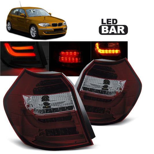 LED Leiste Rücklichter Rot Rauch passend für BMW E87/E81 09.07-11 LCI