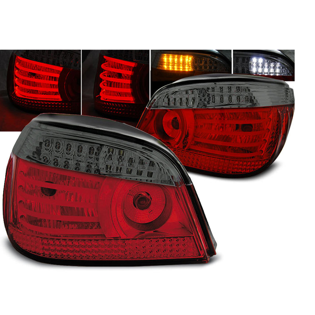 LED Rücklichter Rot Rauch passend für BMW E60 07.03-07
