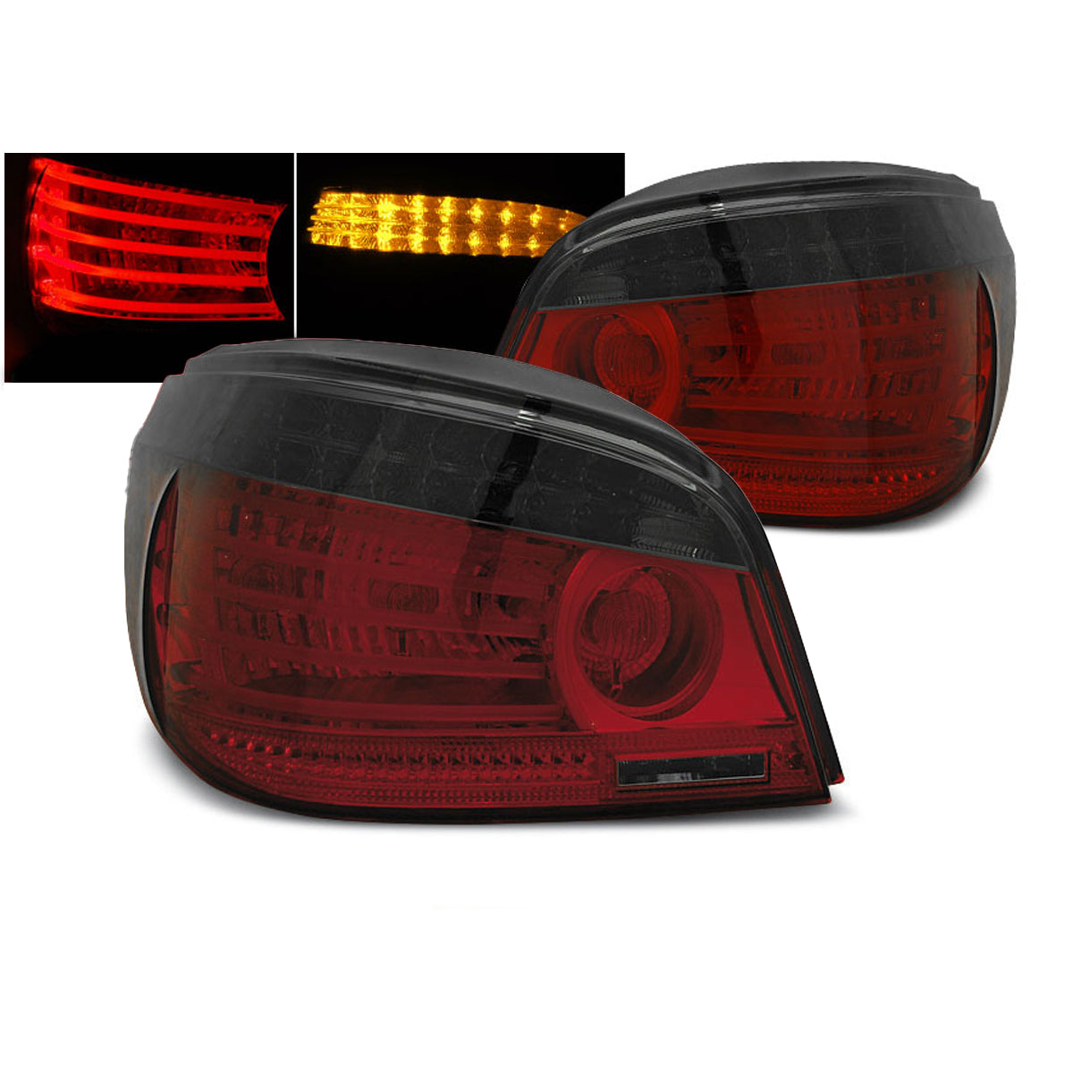 LED Rücklichter Rot Rauch passend für BMW E60 07.03-07