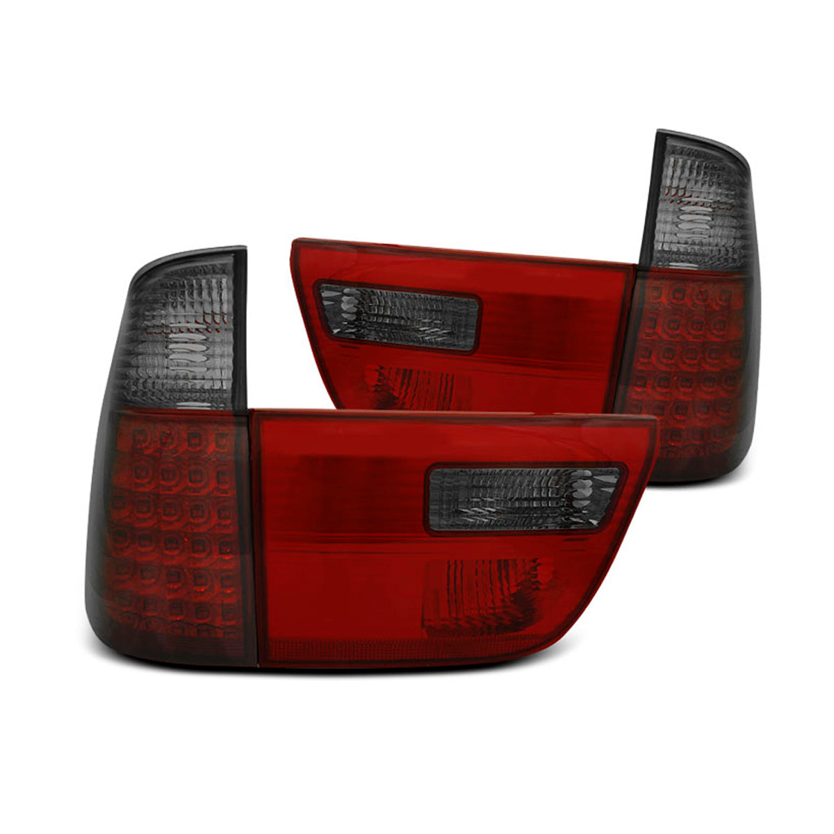 LED Rücklichter Rot Rauch passend für BMW X5 E53 09.99-06
