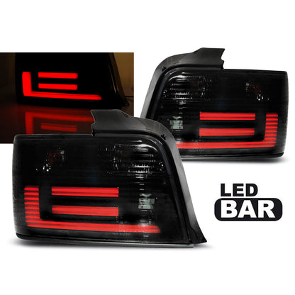LED Leisten Rücklichter Rauch passend für BMW E36 12.90-08.99 Limousine