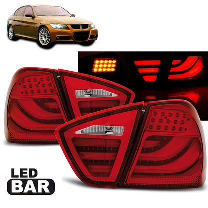 LED Leisten Rücklichter Rot passend für BMW E90 03.05-08.08