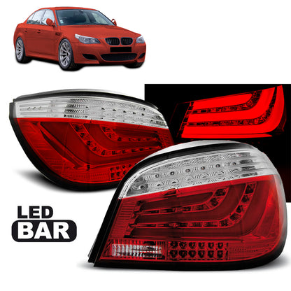 LED Leisten Rücklichter Rot Weiß passend für BMW E60 07.03-02.07