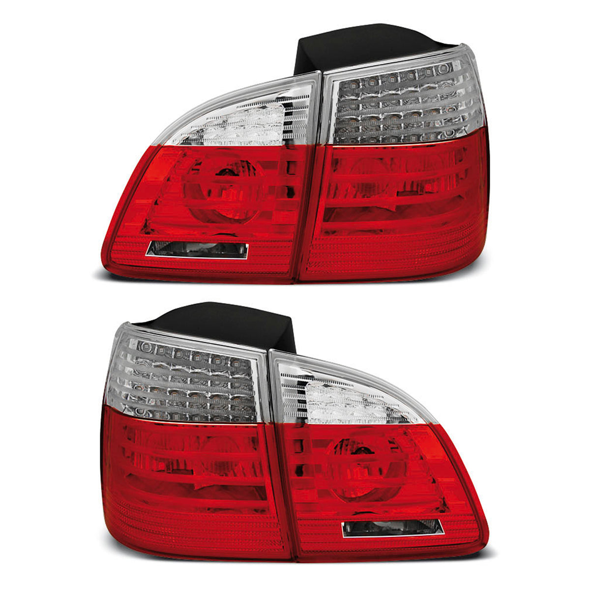 LED Rücklichter Rot Weiß passend für BMW E61 04-03.07 TOURING