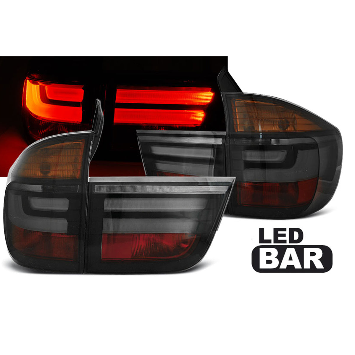 LED Rücklichter Smoke passend für BMW X5 E70 03.07-05.10