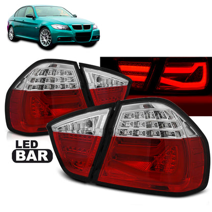 LED BAR Rücklichter Rot Weiß passend für BMW E90 03.05-08.08
