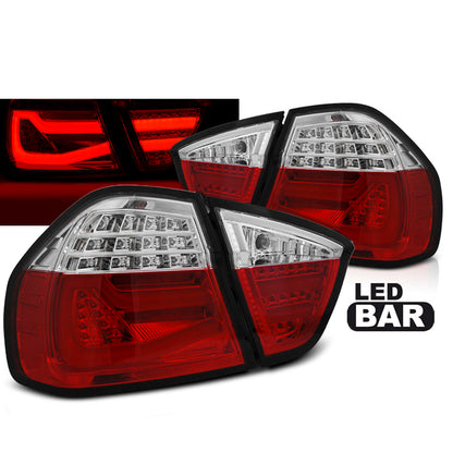 LED BAR Rücklichter Rot Weiß passend für BMW E90 03.05-08.08
