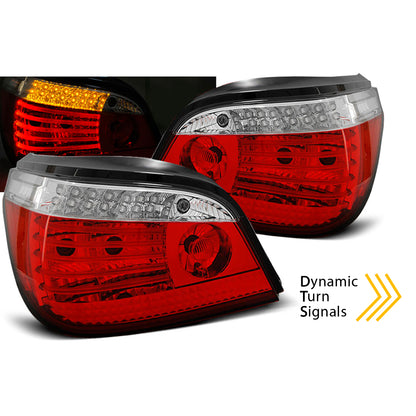 LED Rücklichter Rot Weiß SEQ passend für BMW E60 LCI 03.07-12.09