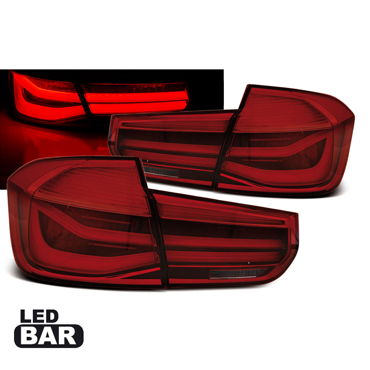 LED BAR Rücklichter Rot passend für BMW F30 11-15