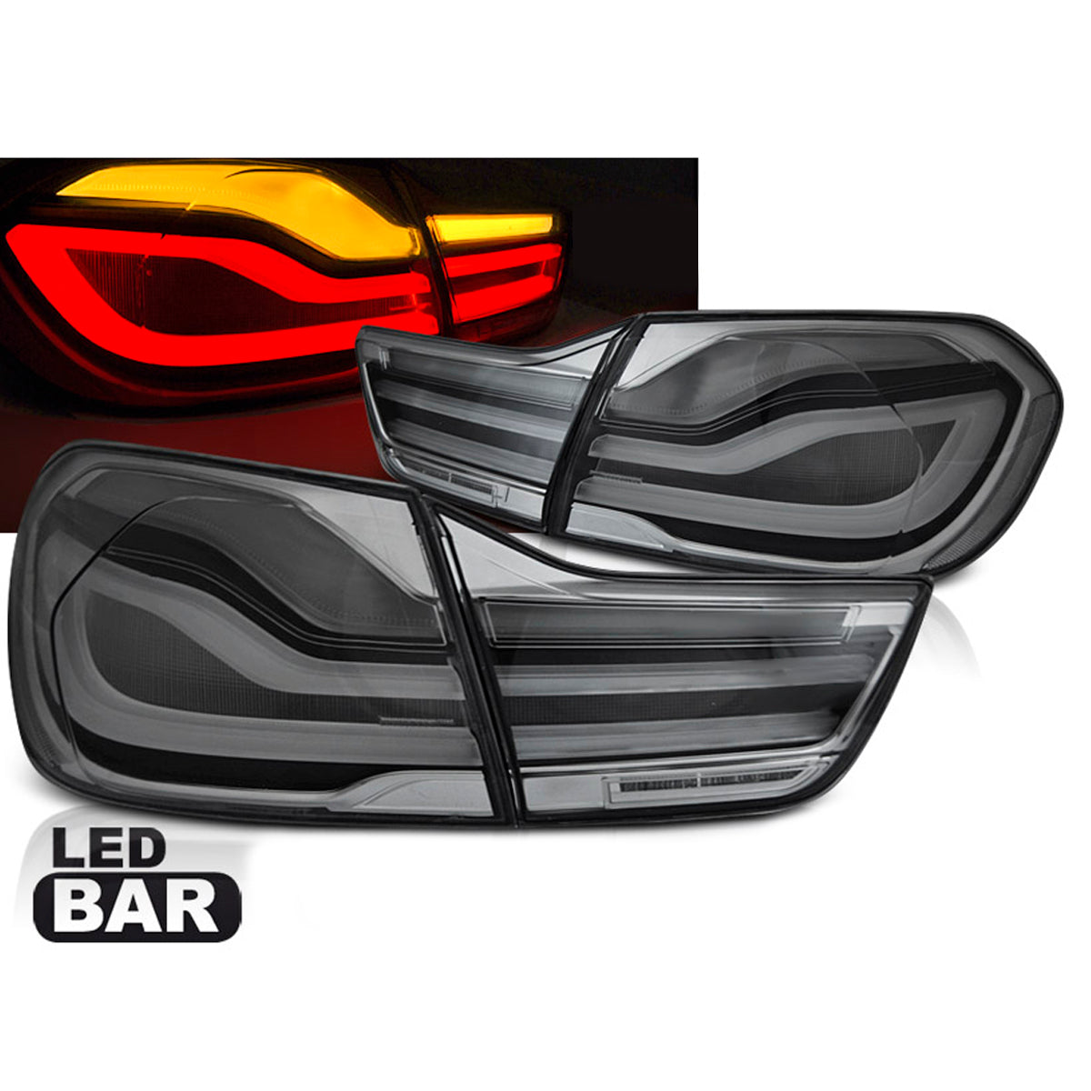 LED BAR Rücklichter Rauch passend für BMW F32/ F33/ F36 13-16