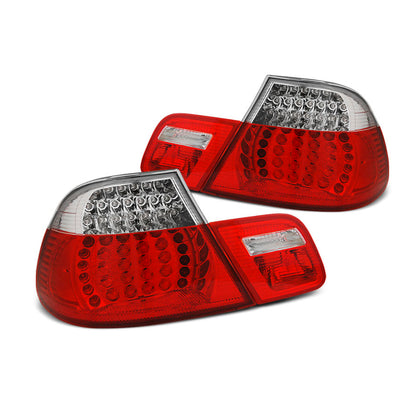 LED Rücklichter Rot Weiß SEQ passend für BMW E46 04.99-03.03 Coupé