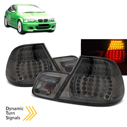LED Rücklichter Rauch SEQ passend für BMW E46 04.99-03.03 Coupé