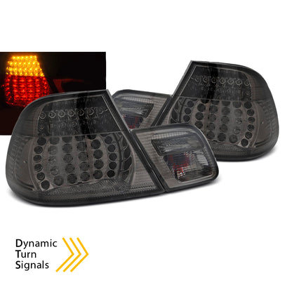LED Rücklichter Rauch SEQ passend für BMW E46 04.99-03.03 Coupé